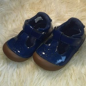 Patient blue mary janes